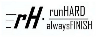 RH RUNHARD ALWAYSFINISH