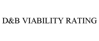 D&B VIABILITY RATING