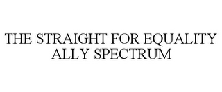 THE STRAIGHT FOR EQUALITY ALLY SPECTRUM