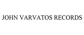 JOHN VARVATOS RECORDS