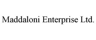 MADDALONI ENTERPRISE LTD.