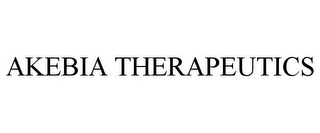 AKEBIA THERAPEUTICS