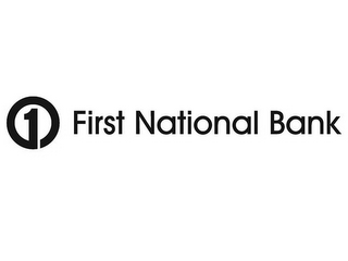 1 FIRST NATIONAL BANK