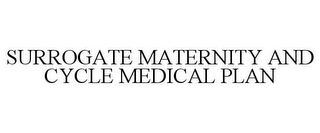 SURROGATE MATERNITY AND CYCLE MEDICAL PLAN