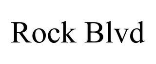 ROCK BLVD