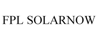 FPL SOLARNOW