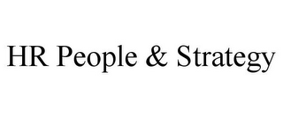 HR PEOPLE & STRATEGY