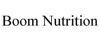 BOOM NUTRITION
