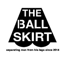 THE BALL SKIRT SEPARATING MAN FROM HIS LEGS SINCE 2014