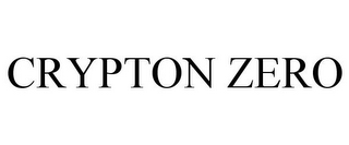 CRYPTON ZERO