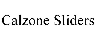 CALZONE SLIDERS
