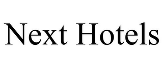 NEXT HOTELS