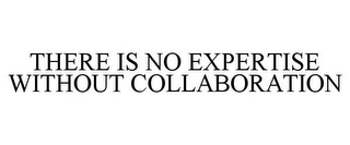 THERE IS NO EXPERTISE WITHOUT COLLABORATION