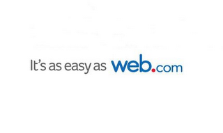 IT'S AS EASY AS WEB.COM