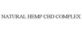 NATURAL HEMP CBD COMPLEX