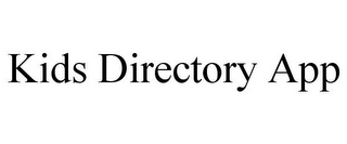 KIDS DIRECTORY APP