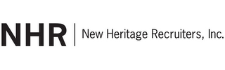 NHR NEW HERITAGE RECRUITERS, INC.