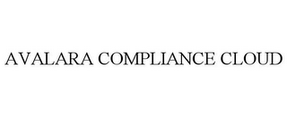 AVALARA COMPLIANCE CLOUD