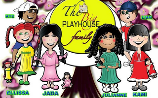THE BIG PLAYHOUSE FAMILY KYE ELLISSA JADA JULIANNE LIAM KAMI