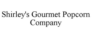 SHIRLEY'S GOURMET POPCORN COMPANY