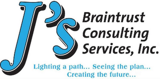 J'S BRAINTRUST CONSULTING SERVICES, INC. LIGHTING A PATH...SEEING THE PLAN...CREATING THE FUTURE...