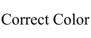 CORRECT COLOR