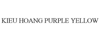 KIEU HOANG PURPLE YELLOW