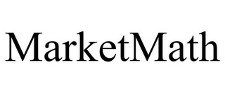 MARKETMATH