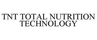 TNT TOTAL NUTRITION TECHNOLOGY