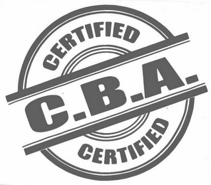 CERTIFIED C.B.A.