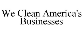 WE CLEAN AMERICA'S BUSINESSES