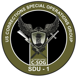 US CORRECTIONS SPECIAL OPERATIONS GROUP UT CETERI VIVENT C-SOG SDU-1