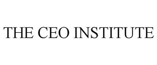 THE CEO INSTITUTE