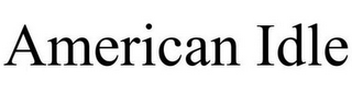 AMERICAN IDLE