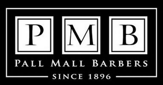 PMB PALL MALL BARBERS SINCE 1896