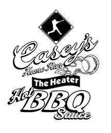 CASEY'S HOME RUN THE HEATER HOT BBQ SAUCE