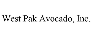 WEST PAK AVOCADO, INC.