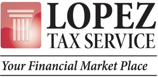 LOPEZ TAX SERVICE YOUR FINANCIAL MARKET PLACE