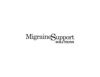 MIGRAINESUPPORT SOLUTIONS