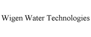 WIGEN WATER TECHNOLOGIES