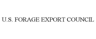 U.S. FORAGE EXPORT COUNCIL