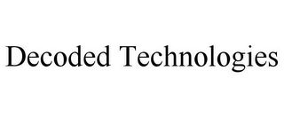 DECODED TECHNOLOGIES