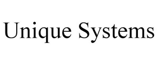 UNIQUE SYSTEMS