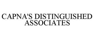 CAPNA'S DISTINGUISHED ASSOCIATES