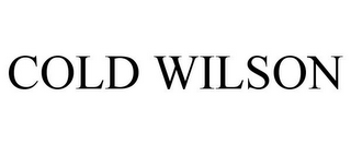 COLD WILSON