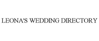 LEONA'S WEDDING DIRECTORY