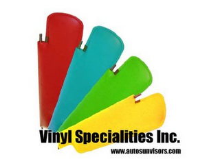 VINYL SPECIALITIES INC. WWW.AUTOSUNVISORS.COM