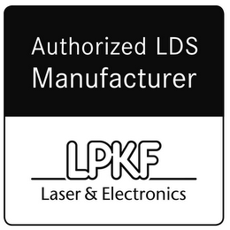 AUTHORIZED LDS MANUFACTURER LPKF LASER &ELECTRONICS