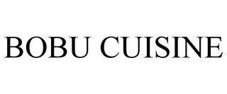 BOBU CUISINE