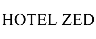 HOTEL ZED